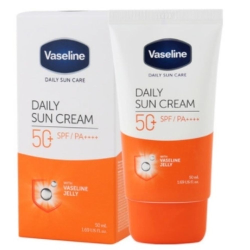 여름 바세린 데일리 선케어 데일리 선크림 50ML 촉촉한 바디 기능성 자외선차단제