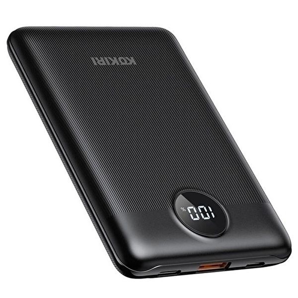 [셀러허브 가전]코끼리 보조배터리 미니 고속충전 LCD PD 22.5W 10000 C타입 USB2 블랙 (47363237)