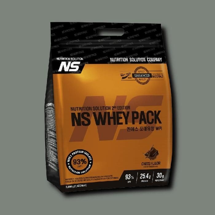 [기타] NS포대유청 WPI 초코맛 2kg 유청 단백질 헬스 보충제 프로틴