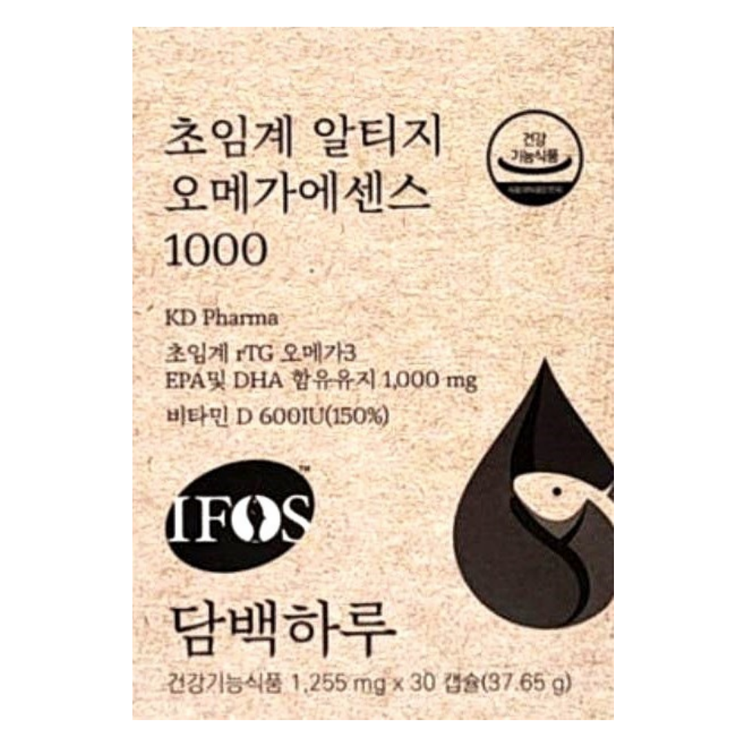 담백하루 초임계 알티지 오메가3 1000 30캡슐