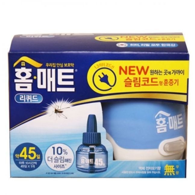 효과좋은 모기약 홈매트리퀴드(코드형) 본체+리필 [BZP41368]