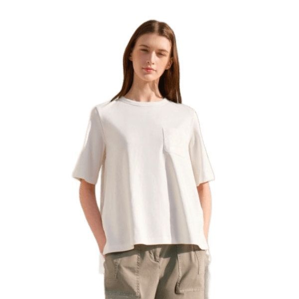 [무료배송] 쏘내추럴 26SS 이집트 기자 코튼 백 플리츠 블라우스