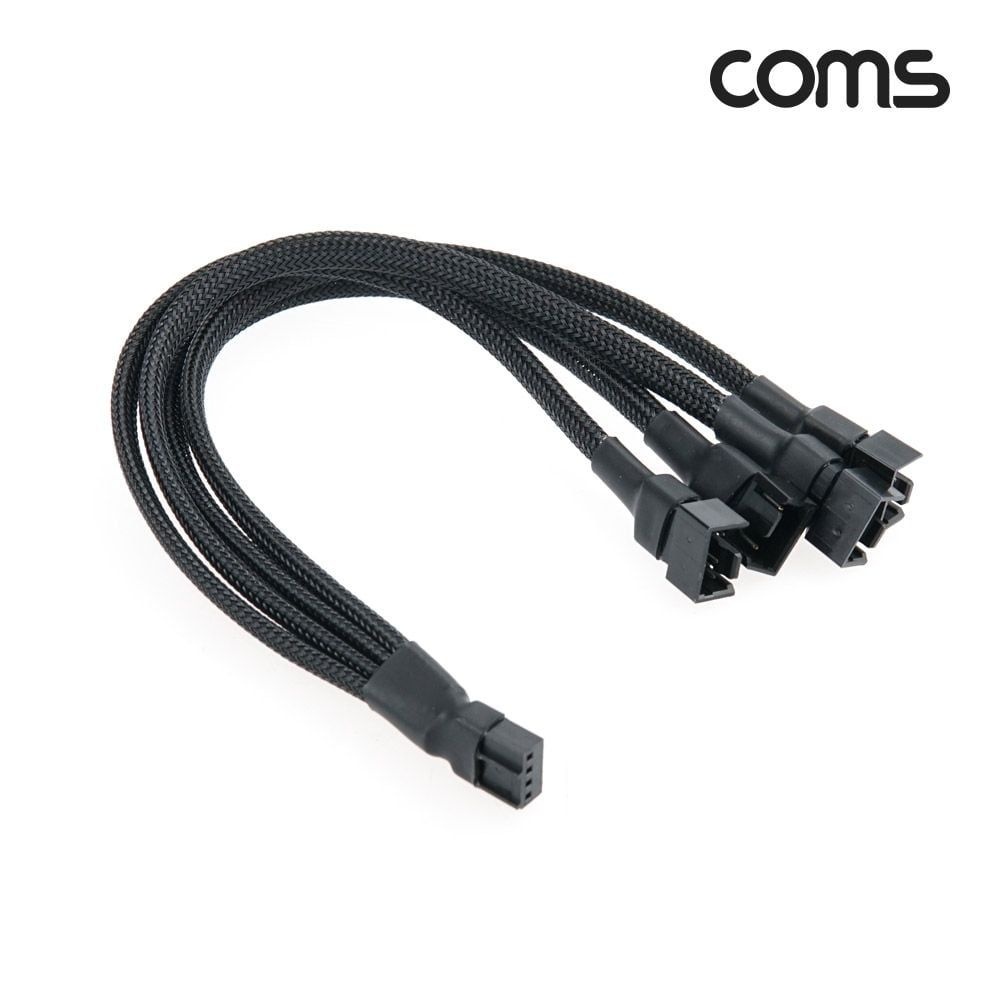 PWM 쿨러 케이블 4핀 4P 4선 분배 Y형 12V전용 25cm