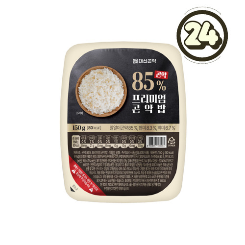대신곤약 곤약85% 프리미엄곤약밥 150g x24개
