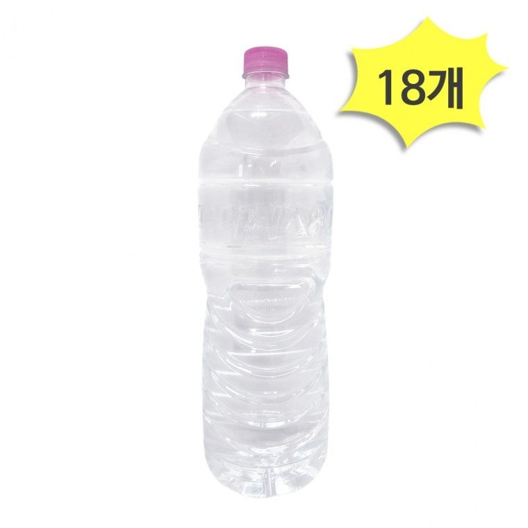 롯데칠성음료(주) 아이시스 8.0 2L X 18개 생수 2리터 천연암반수 안전한생수 깨끗한물 미네랄워터