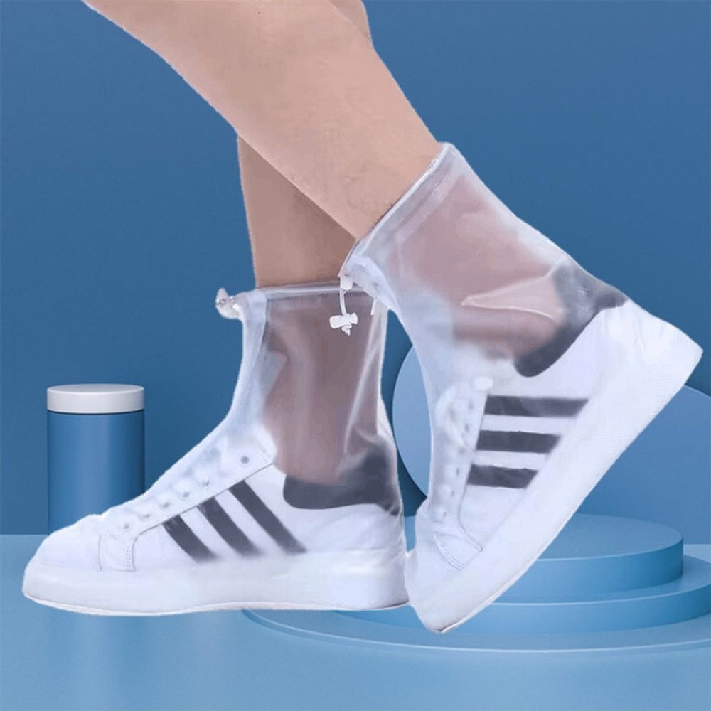 신발 투명 비닐 장화 슈즈 장마 폭우 폭설 비오는날 슈즈숏 커버 방수 레인