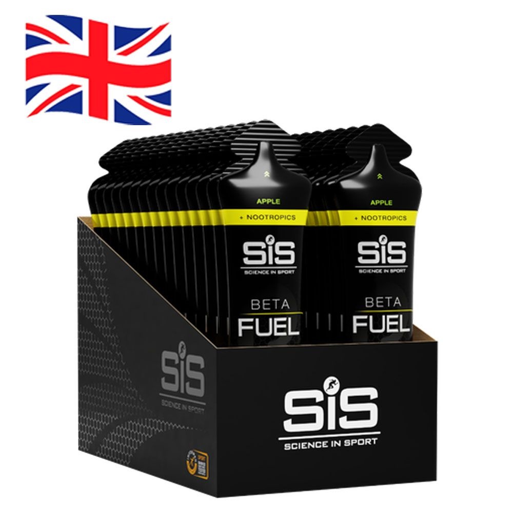 60ml 30개 SIS 베타 퓨얼 + 누트로픽스 에너지젤 사과맛, Science in Sport