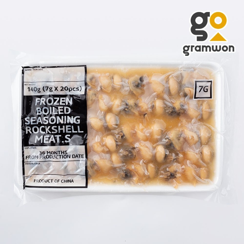 그램원 초밥용 참소라살 7G (20미) 140g 참소라 피뿔고둥살 전복소라 초밥재료