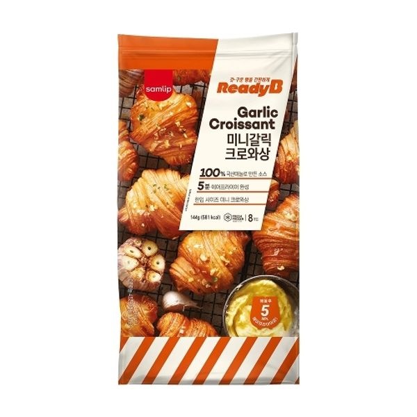 [오티삼립]레디비 냉동 미니갈릭 크로와상 8입(144g) 6봉