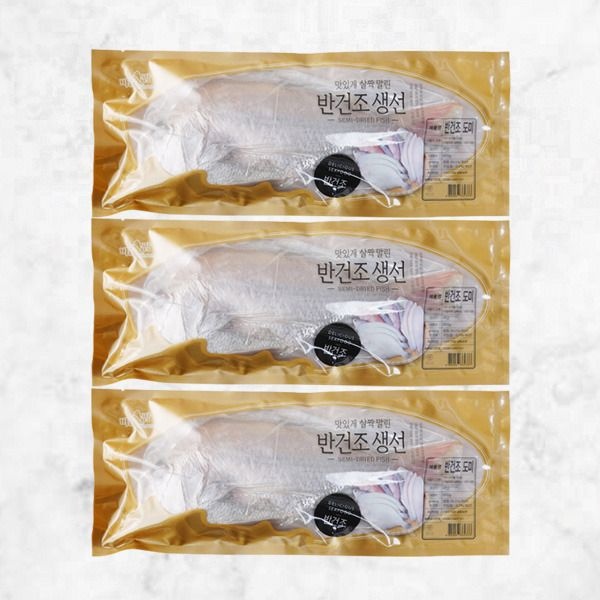(현대Hmall) [동방유통] 냉풍건조 반건조 도미 600gx3팩