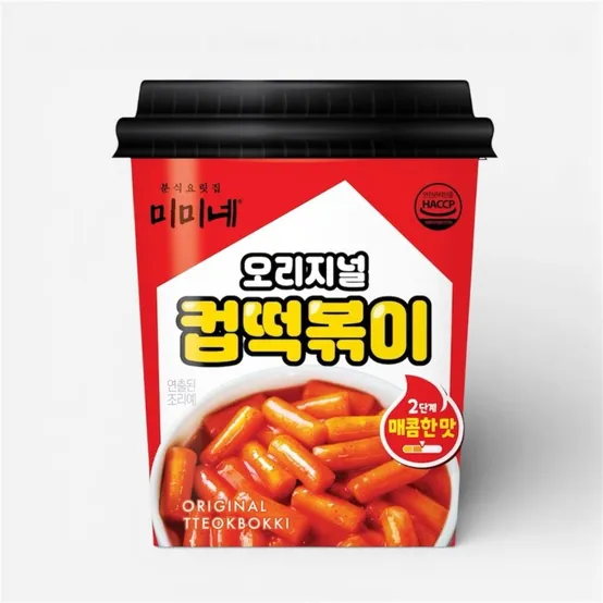미미네 오리지널 컵떡볶이, 8개, 110g
