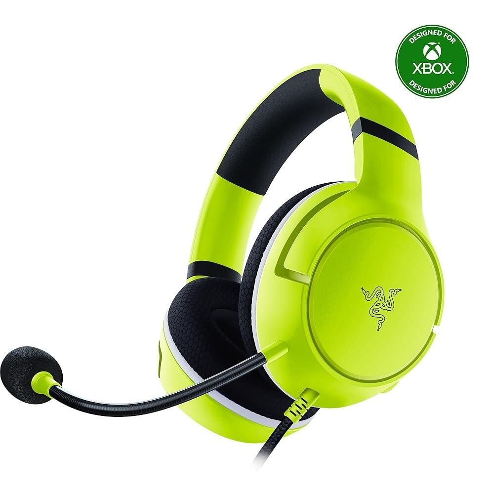 [해외] Razer 카이라 X 유선 헤드셋, 트리포스 50mm 드라이버, 하이퍼클리어 카디오이드 마이크, 플로우니트 메모리 폼 이어