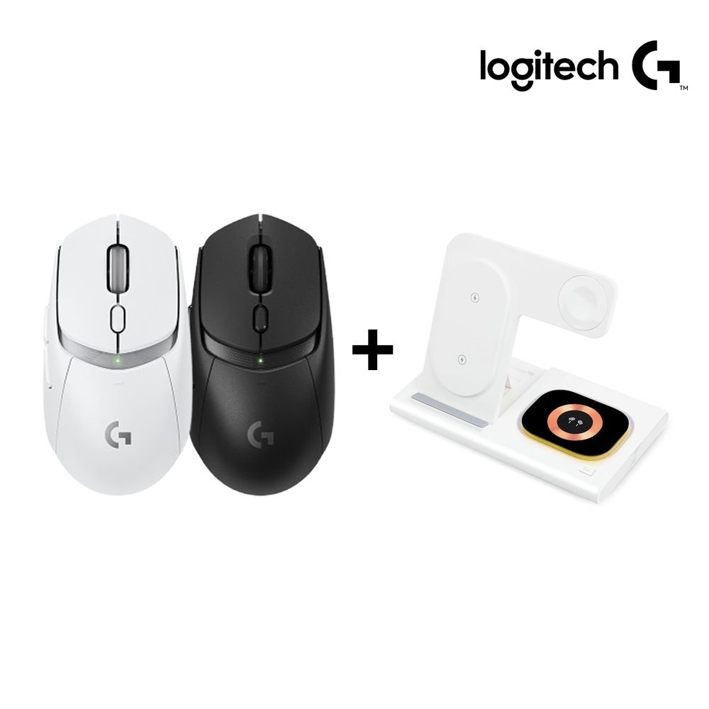 로지텍코리아 게이밍G 무선 게이밍마우스 G309 LIGHTSPEED + 무선충전세트