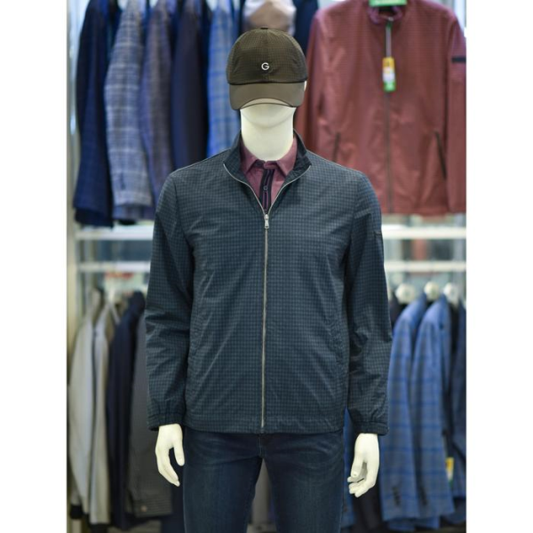 그린조이 [패션플러스][그린조이]그릔조이 세이브존03 남성 골프 가을 체크 바람막이 점퍼 GM22WJ11M(틸블루) (10975569)
