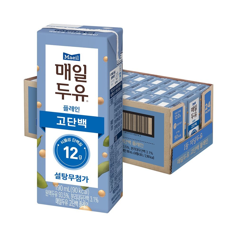 [온누리7%혜택]매일두유 고단백 190ml 24팩