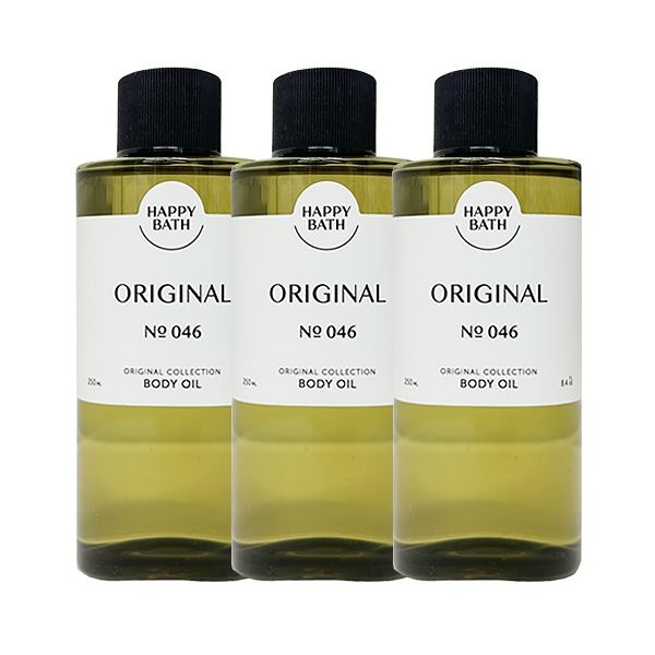 해피바스 오리지널 컬렉션 바디오일 오리지널 250ml x3