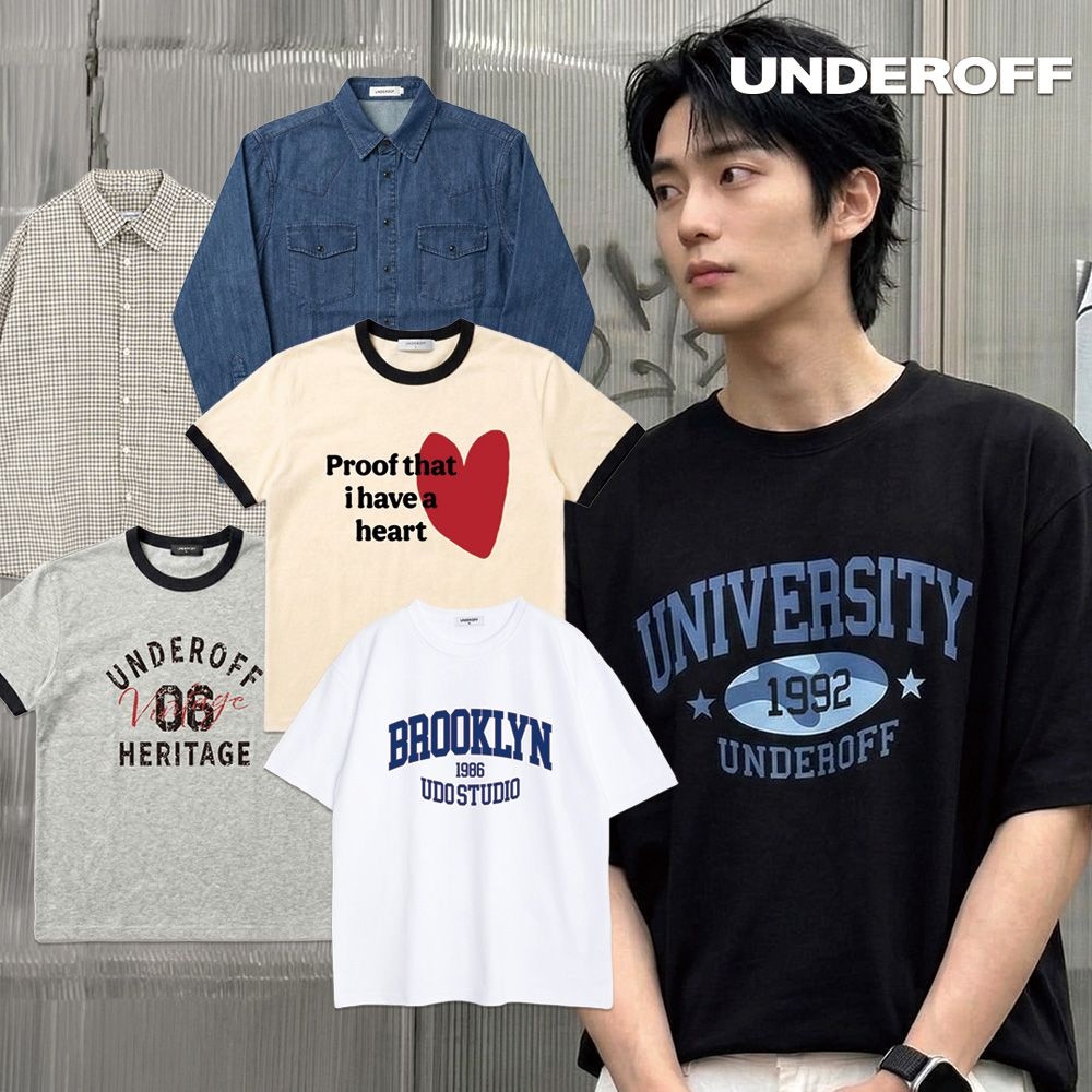 [롯데온] 오버핏 크루넥 브루클린 반팔 티셔츠 (10,850원/무료)