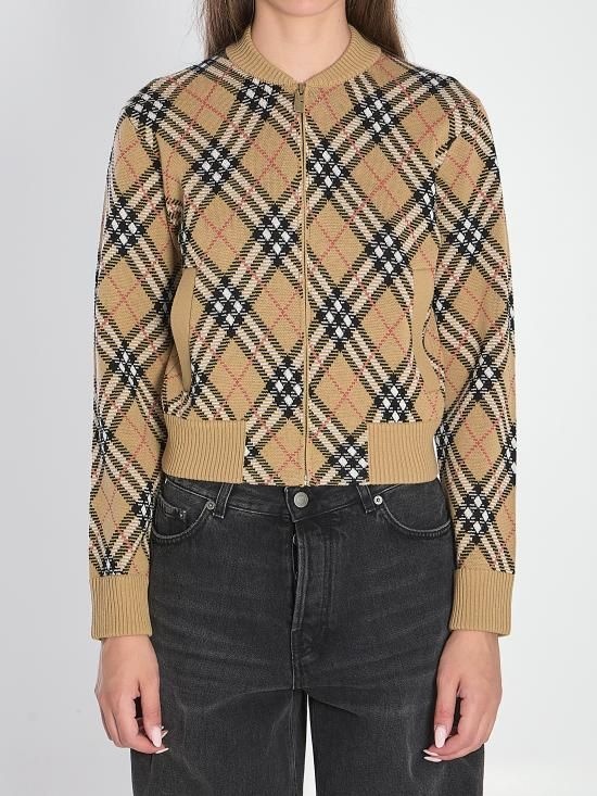 [해외] 버버리 25FW 버버리 체크 울 가디건 8110607 C1309 CHECKED