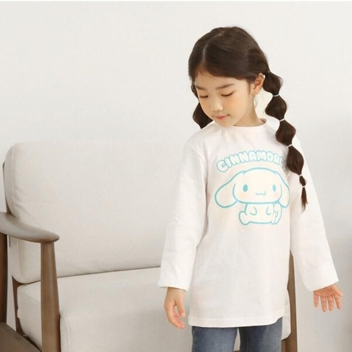 [레노마 이너웨어]시나모롤 여아 소프트 긴팔티 2매 0D34W60424_HDD