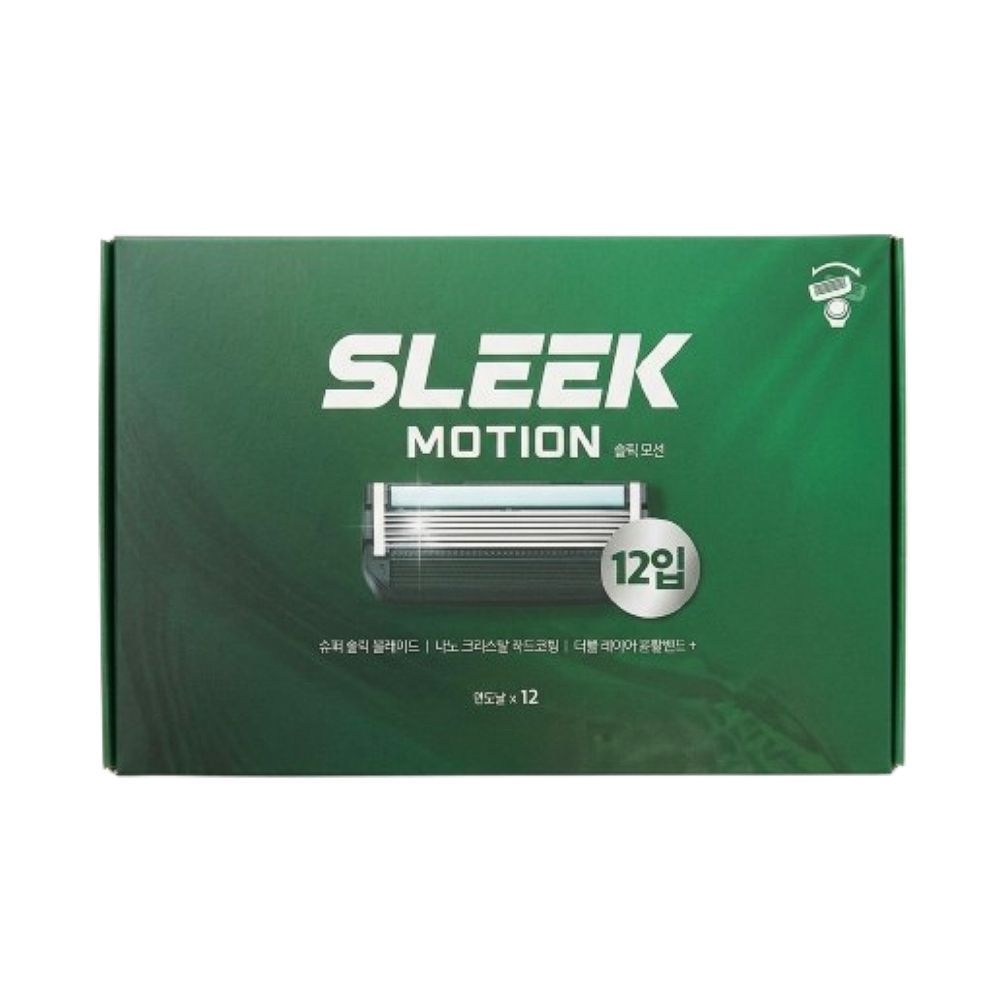 도루코 SLEEK 슬릭 모션 면도날세트 12입