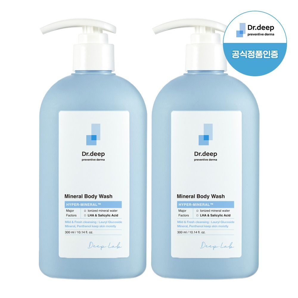 닥터딥 (현대Hmall) [닥터딥] 미네랄 바디워시 300ml x2