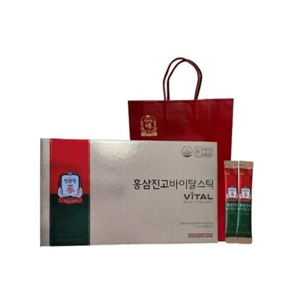 정관장 홍삼진고 바이탈스틱 10g x30포 + 쇼핑백