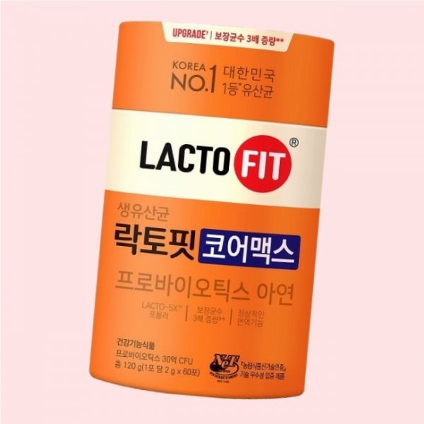 락토핏 락토핏 생유산균 코어맥스 60p 120g 2개 4701795