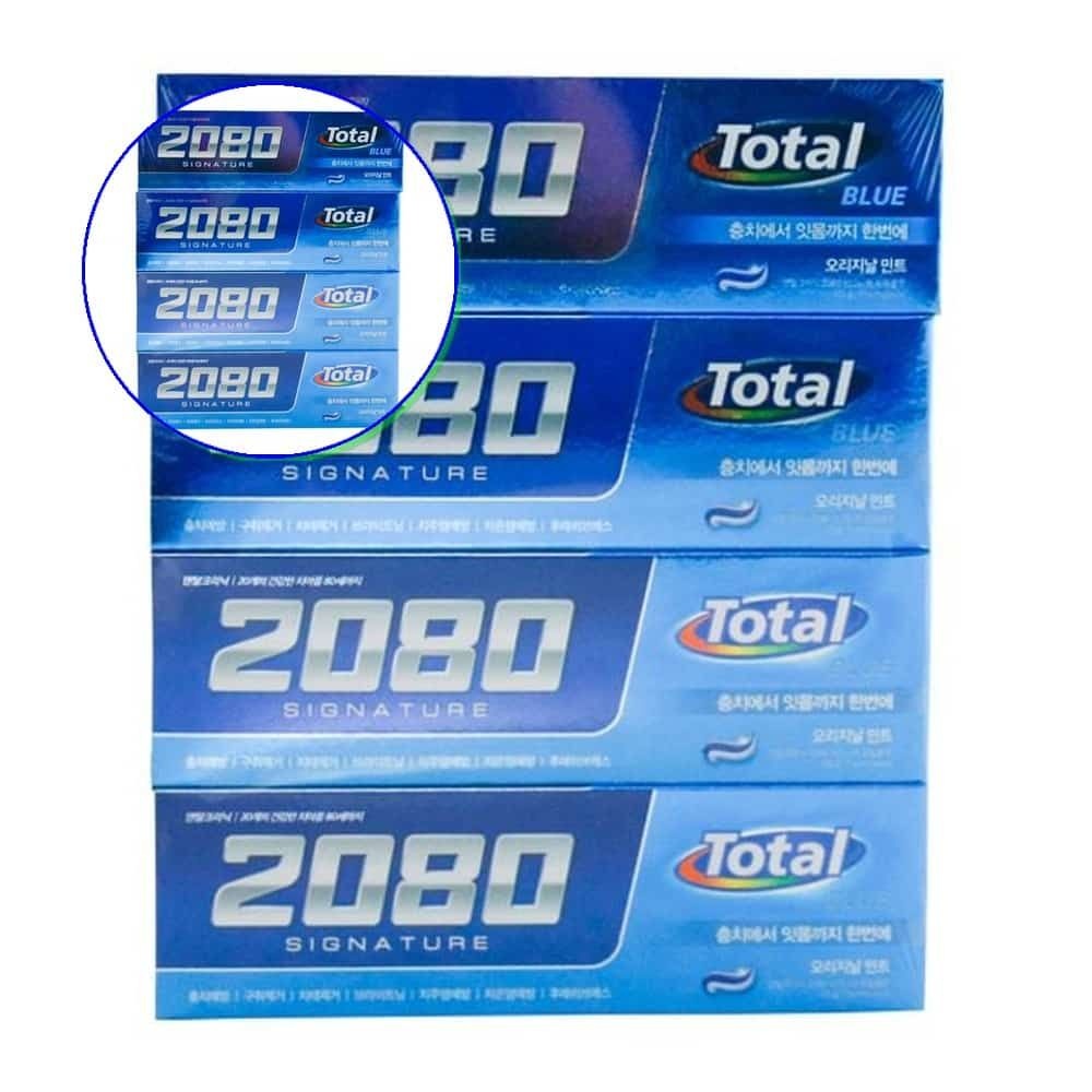 쌍문상회 협력사 쌍문상회 지금 필요한 시그니처 4입 125g 2080치약 토탈블루