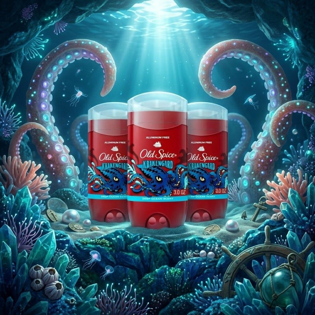 [해외] Old Spice 올드스파이스 남성 데오도란트 스틱 85g x 3개입 크라켄가드향