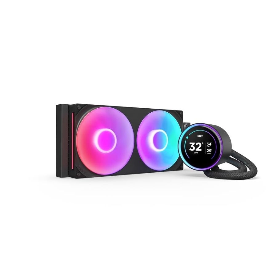 NZXT [해외] NZXT 크라켄 엘리트 280 RGB v2 수랭 CPU 쿨러 블랙 RL-KR28E-B2