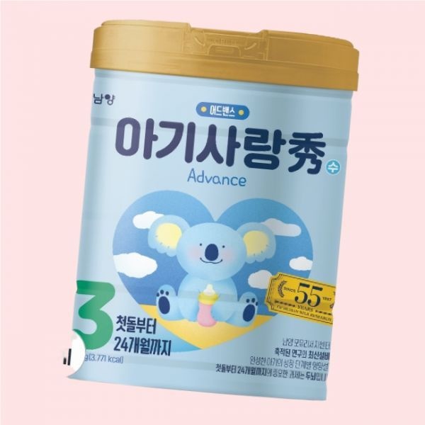 아기사랑수 아기사랑수 12 24개월 어드밴스 분유 3단계 800g 2개 4624156