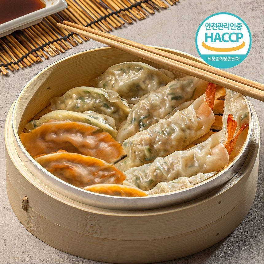 [우아한만두] 청주 맛집 고기만두 1팩 + 김치만두 1팩 + 새우만두 1팩