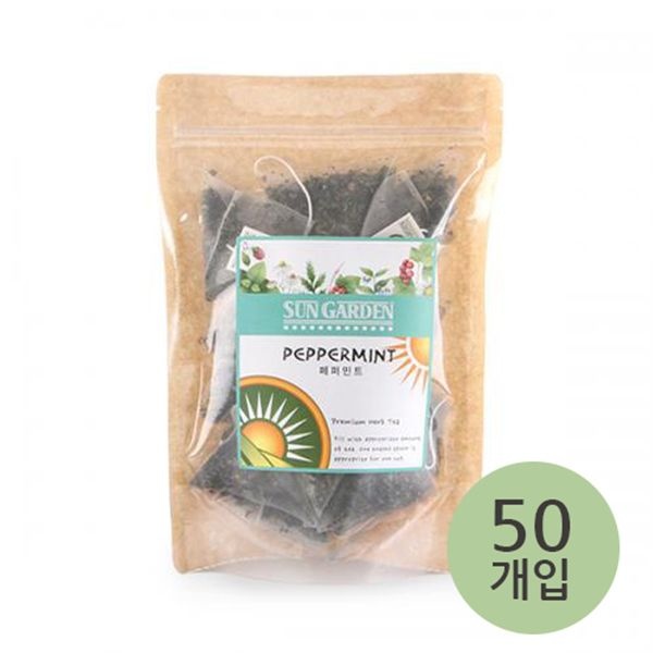 [오늘출발] (썬가든-50T) 페퍼민트(1.2g)삼각티백-리필백
