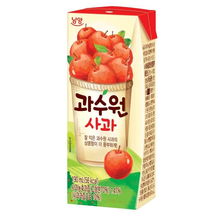 과수원 사과 190ml x 24개