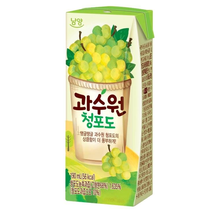 과수원 청포도 190ml x 48개