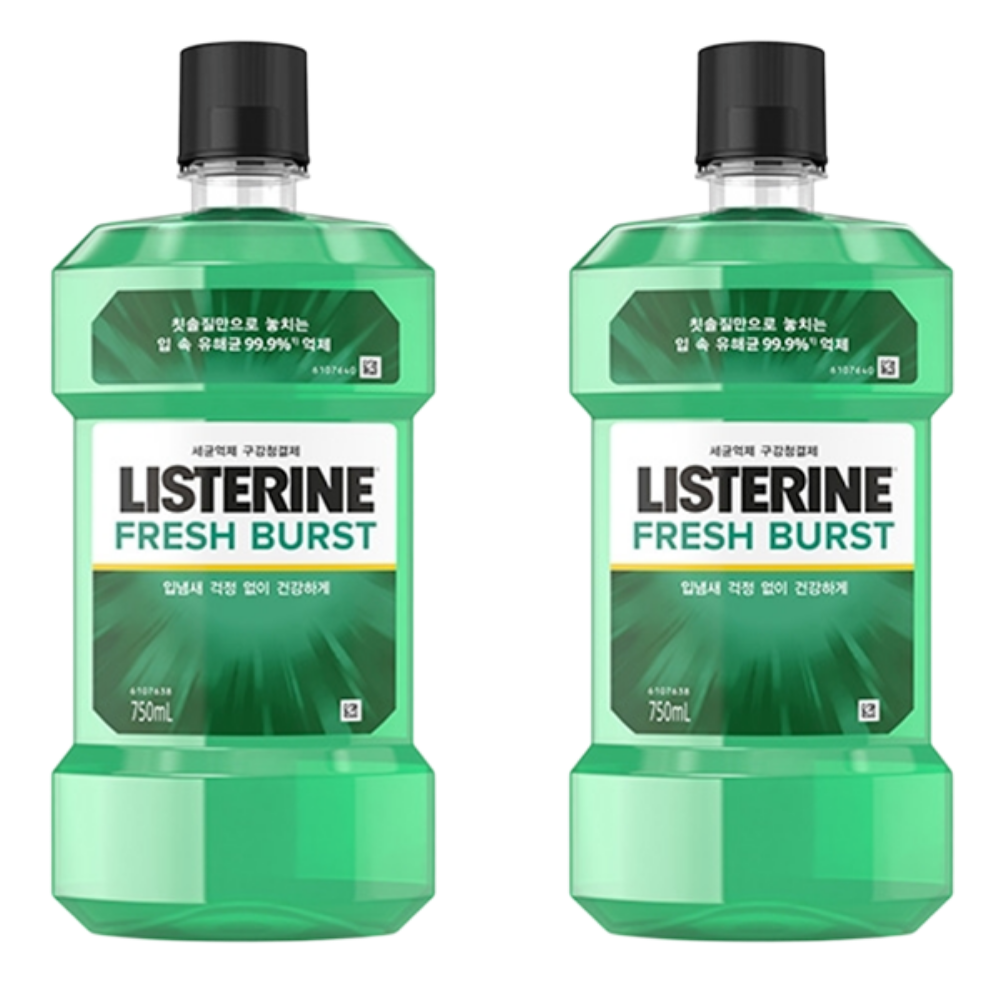 동아제약 후레쉬 버스트 리스테린 750ml X 2