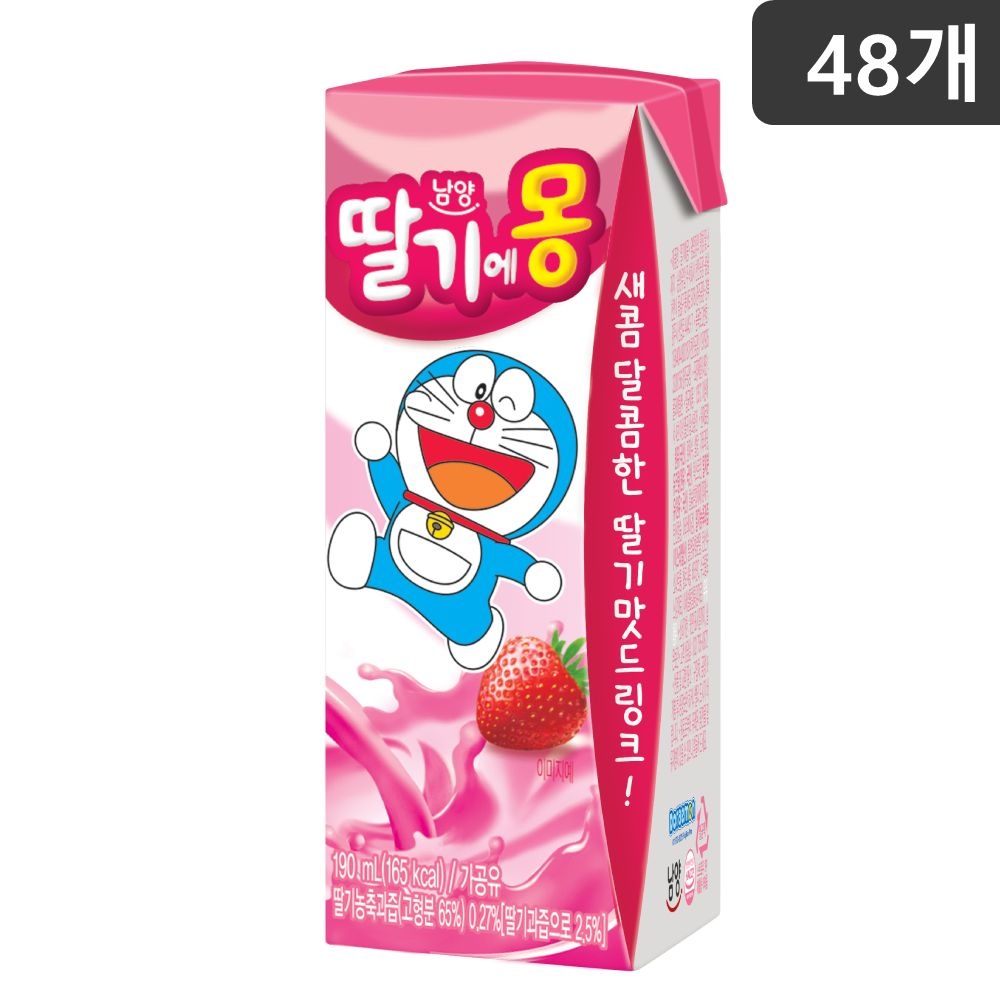 딸기에몽 190ml x 48개