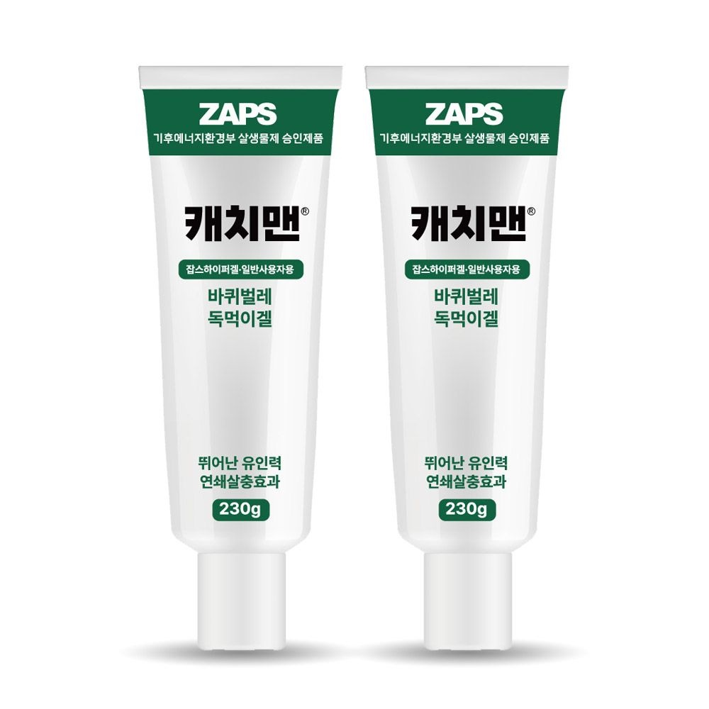 잡스 캐치맨 잡스 하이퍼겔 230g 2개 바퀴벌레약 살생물제 살충제