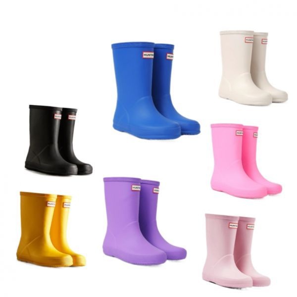 <매장정품> 헌터 키즈 퍼스트 클래식 레인부츠 (130MM-210MM)-KFT5094RMA 81605