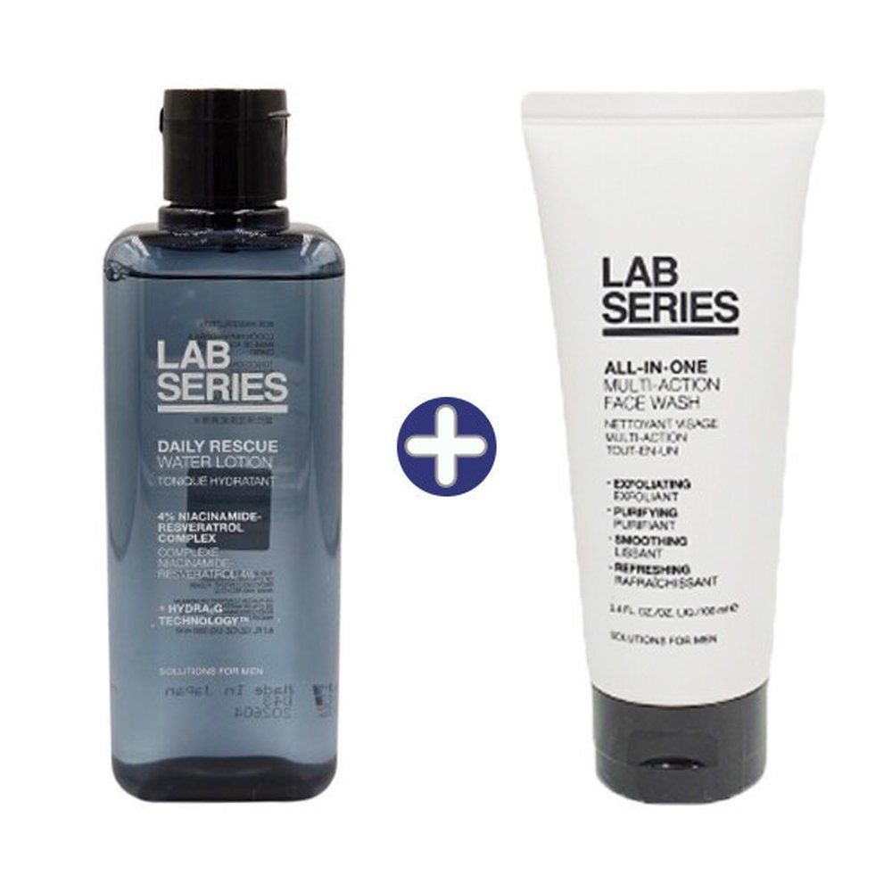 랩 시리즈 상품 세트데일리레스큐워터로션 랩시리즈 국내 멀티액션훼이스워시 200ml 100ml 2종 수분보습