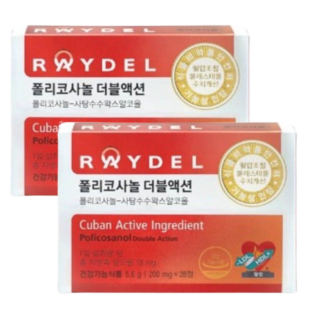 레이델 폴리코사놀 더블액션 28정 / 2개 혈중 콜레스테롤 개선 도움