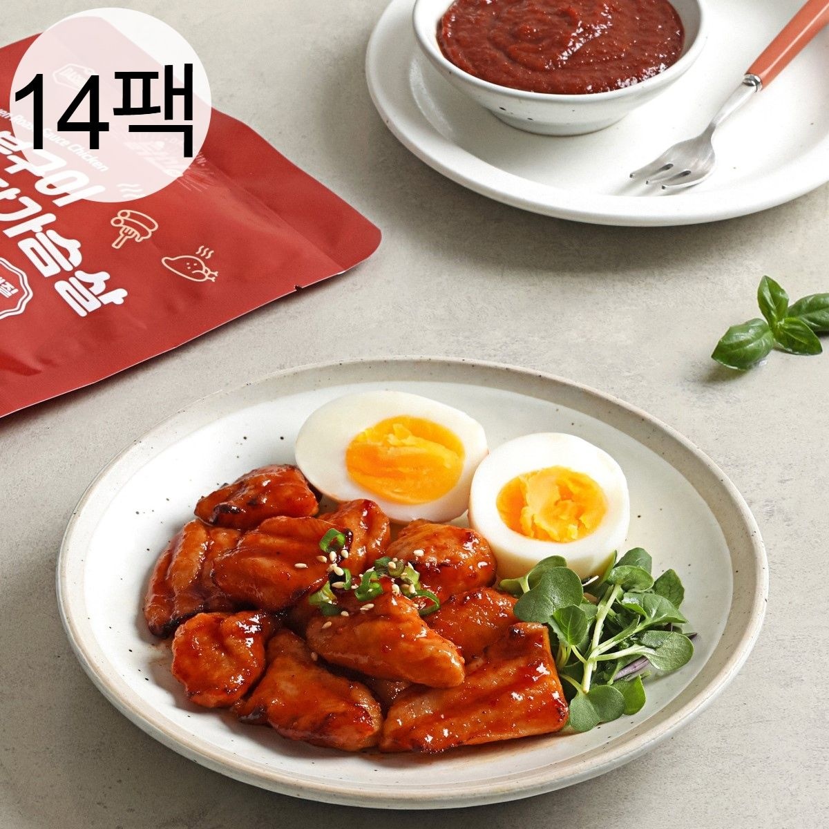 다신샵 닭신 고단백 오븐구이 소스 닭가슴살 7종 14팩 산 냉장육 쫄깃촉촉 저당소스 3730859