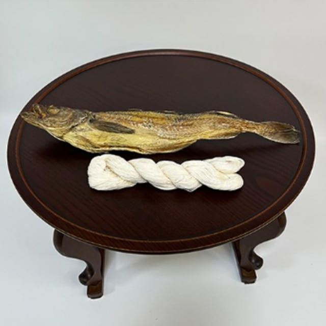 북어 명주실 실타래 액막이 불운 제거 명태 북어