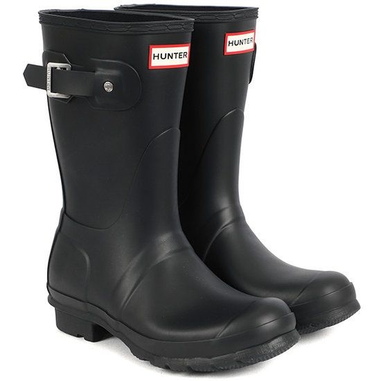 어성봄옷 [정품] 헌터 W 오리지널 숏 레인부츠 블랙 (WFS1000RMA-BLK)