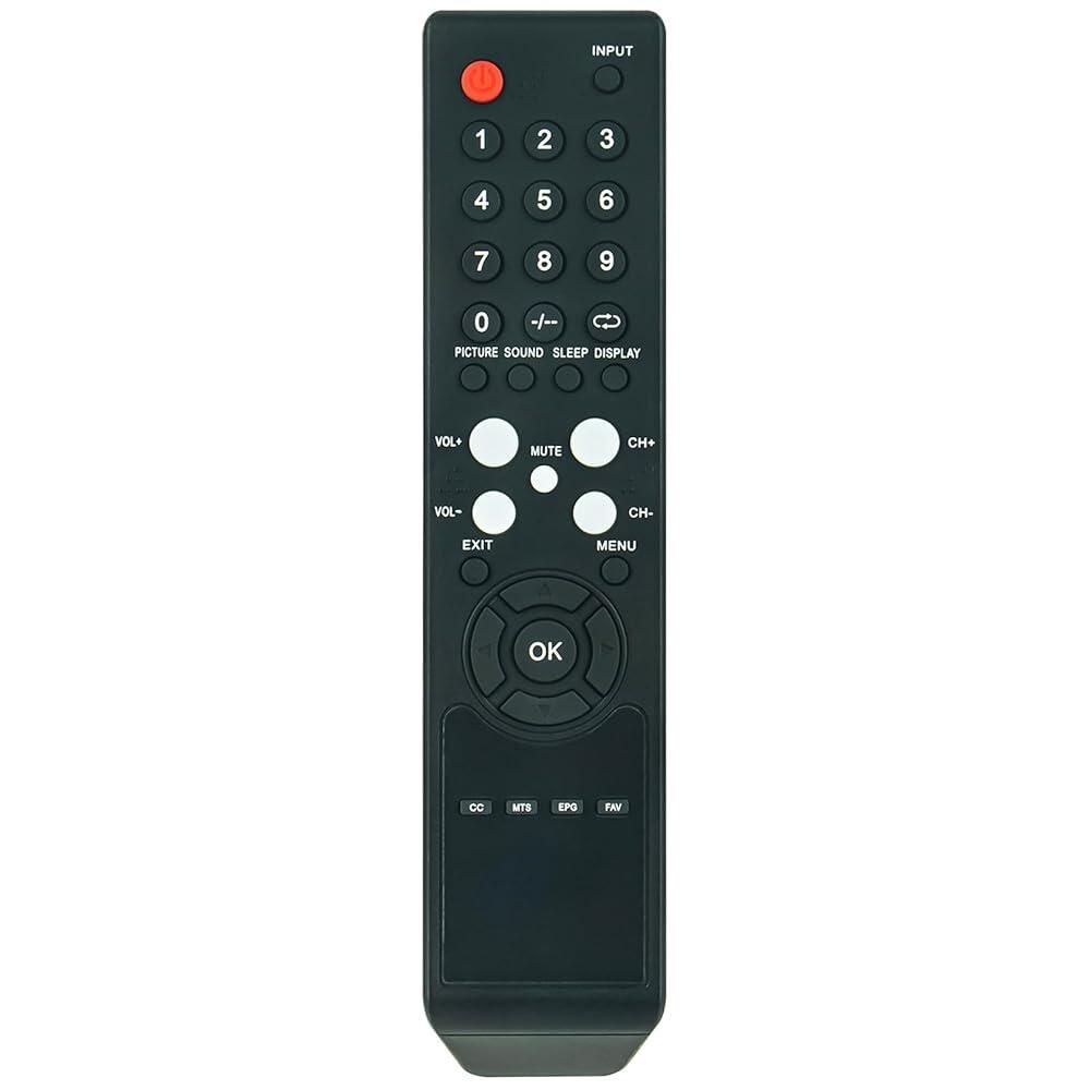 [해외] RCA LCD LED TV RLED3218A RLC3257D RLED5592A RLCD5092A LED4250A RLED4250A RLED3264A RLED3265A RLED4664A RLC3257C와 호환되는 호환교체용 리모