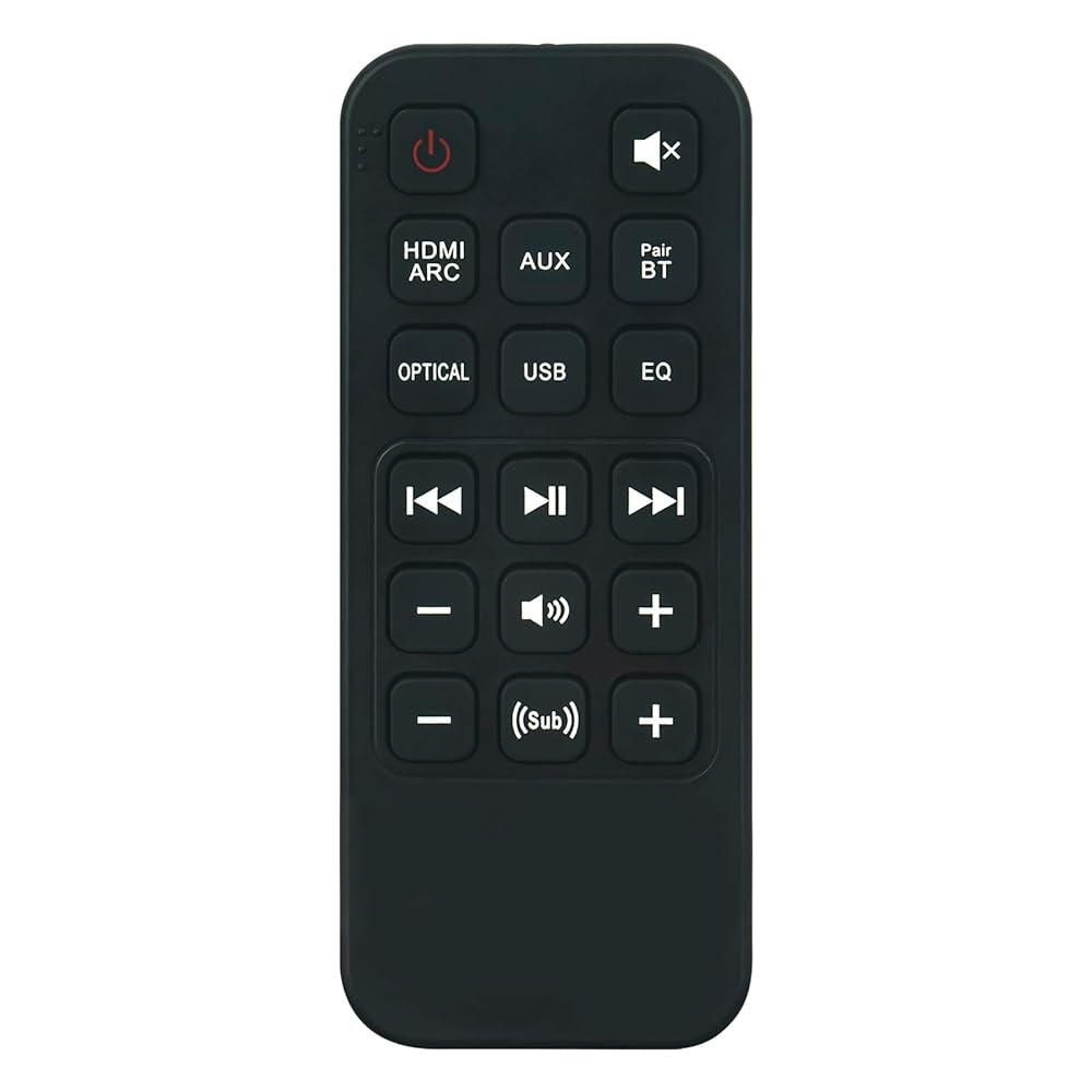 [해외] ECONTROLLY TAB7305 호환교체용 리모컨 필립스 Tab405 TAB8405/10 TAB7305/37 TAB6305/96 사운드바 스피커와 호환 [호환]