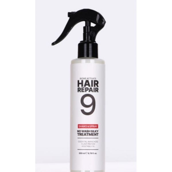 [바액] 헤어리페어9 노워시 실키 트리트먼트 [200ml] 수분충전 엉킴없이 정전기방지 수분미스트 딥모이스처 극손상