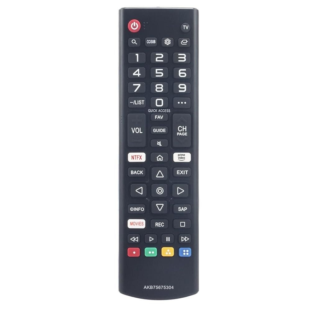 [해외] PERFASCIN AKB75675304 호환교체용 리모컨 TV 43UM7300PUA 49UM7300AUE 50UM7300PUA 55UM7300AUE 82UM7570PUB에 적합 [호환]