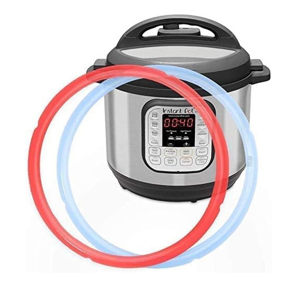 Seal for Instant Pot 7.6L8쿼트 압력솥 실리콘 밀봉 링 InstaPot 듀오 럭스 플러스 울트라 비바용 식품 등급 - 2팩 [호환]