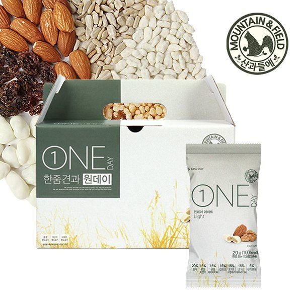 산과들에 산과들에원데이라이트 30입 하루견과 선물세트 20gx30입 783430